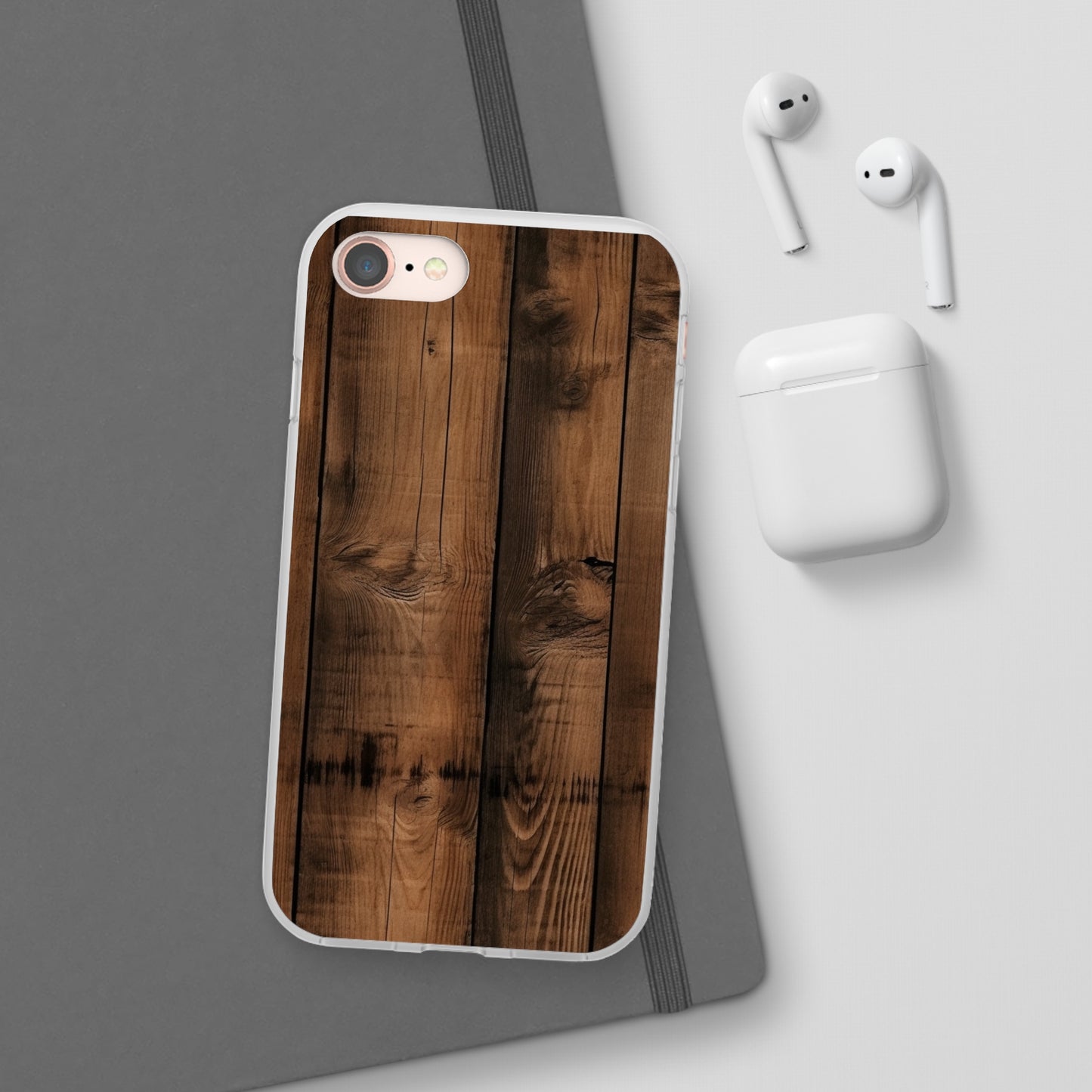 Rustic Wood Flex Case