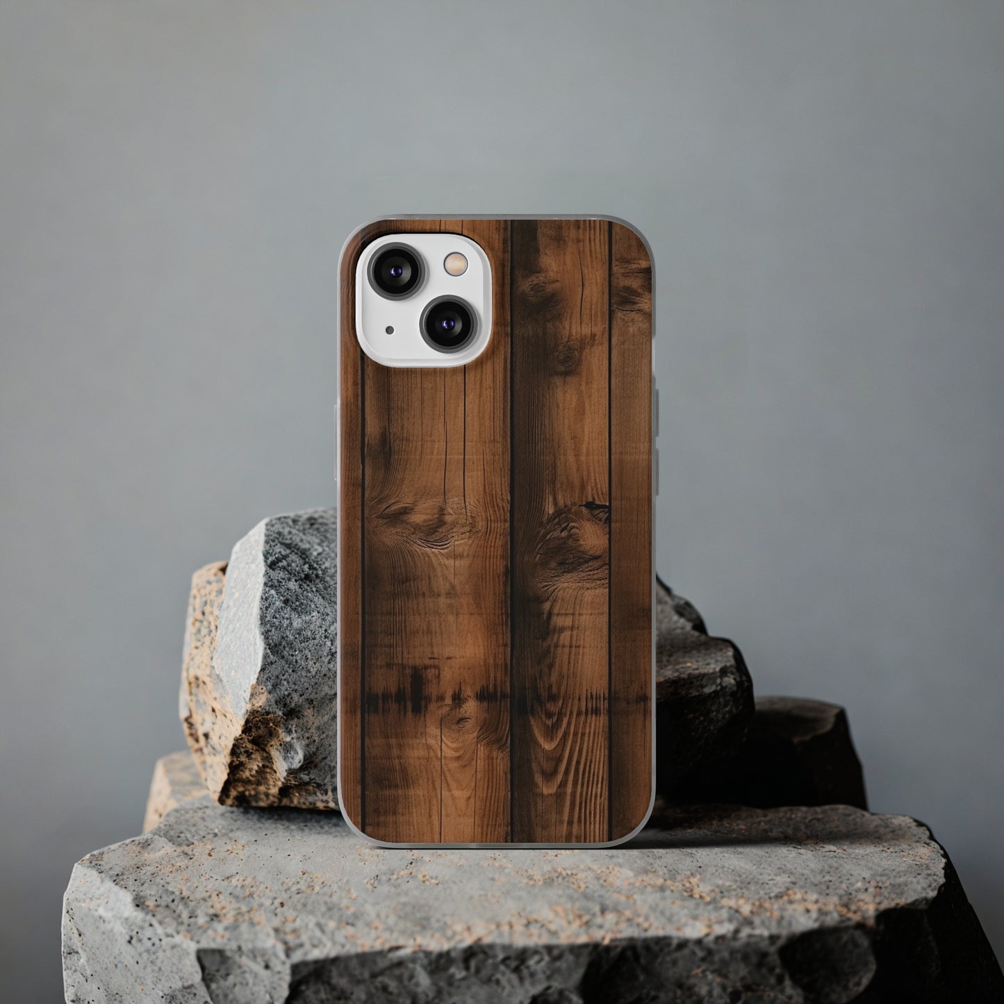 Rustic Wood Flex Case