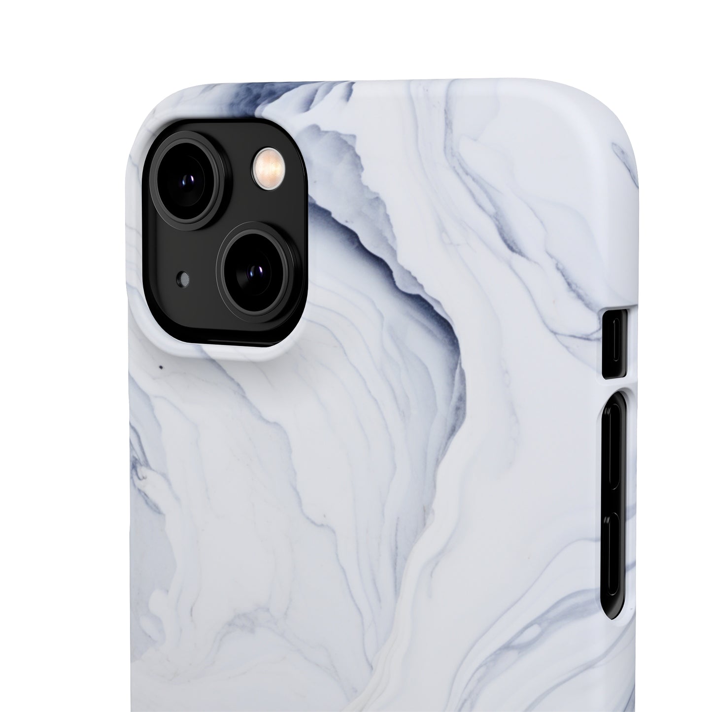 White Marble Snap Case