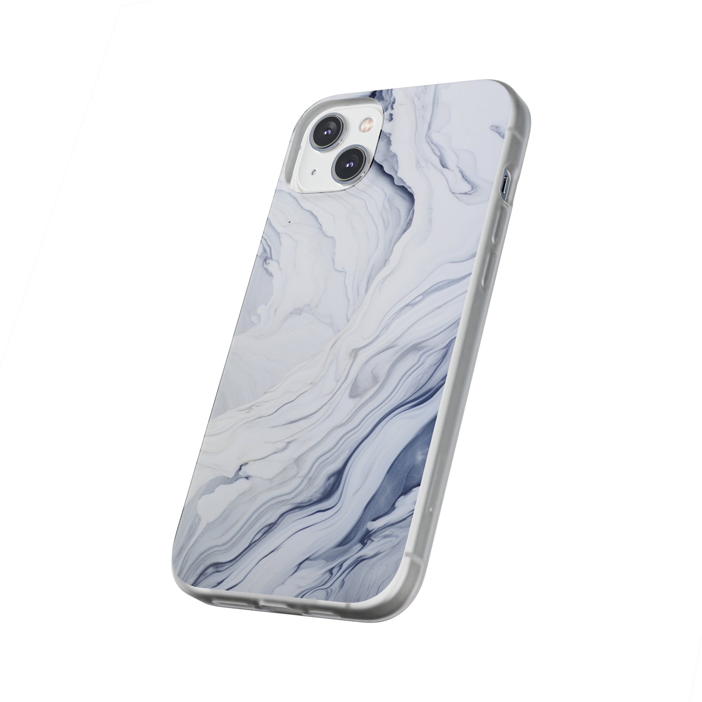 White Marble Flex Case