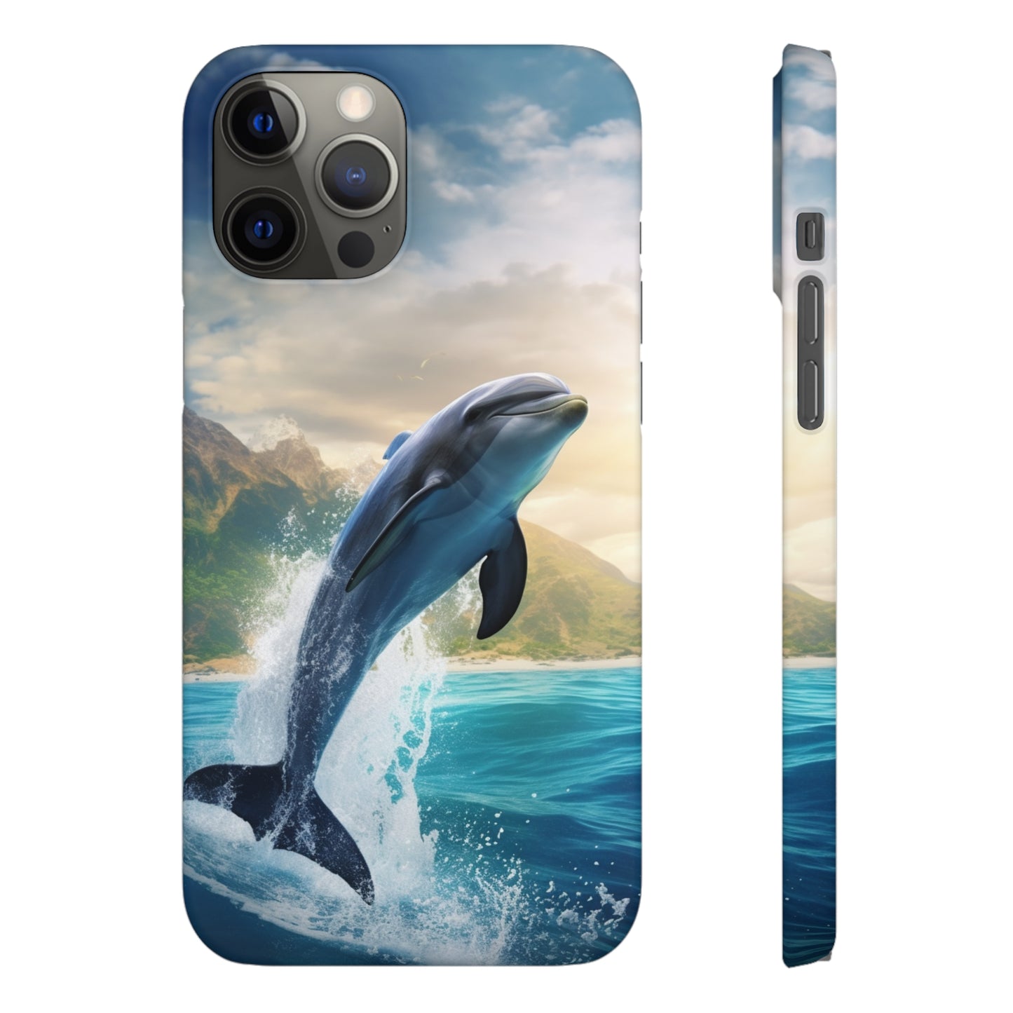 Jumping Dolphin Snap Case