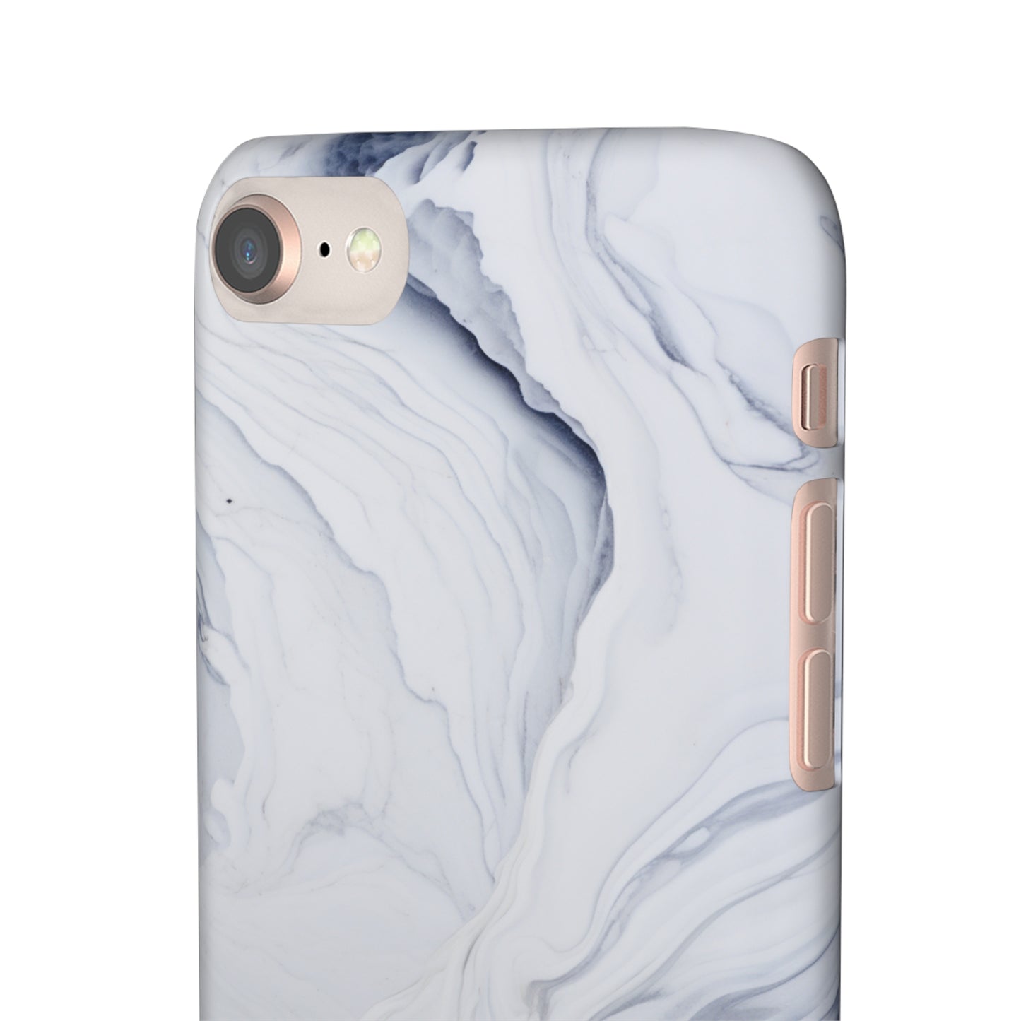 White Marble Snap Case