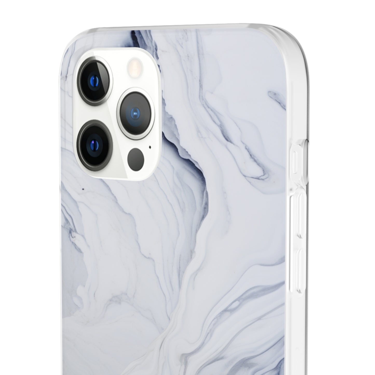 White Marble Flex Case