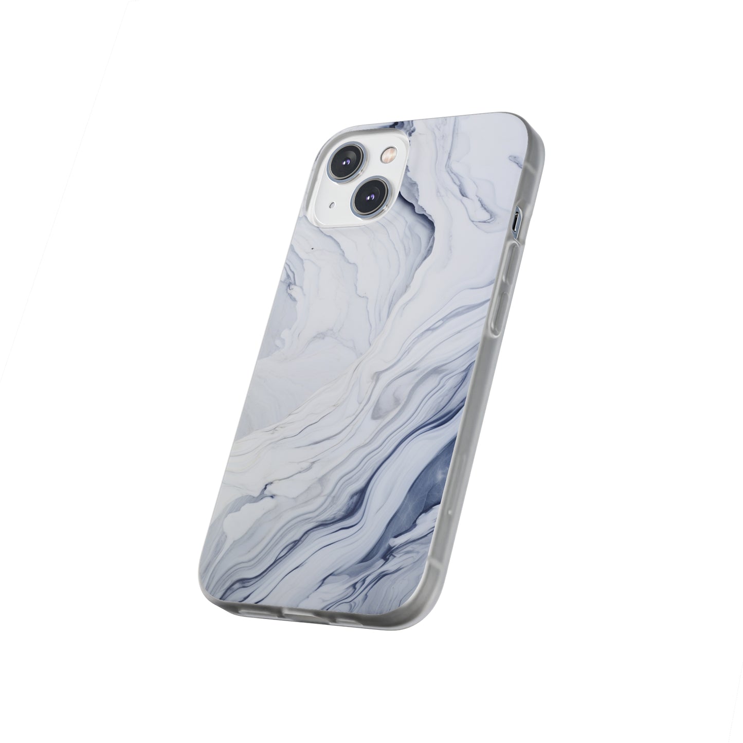 White Marble Flex Case