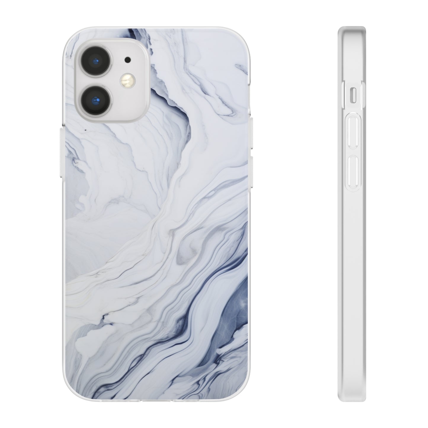 White Marble Flex Case