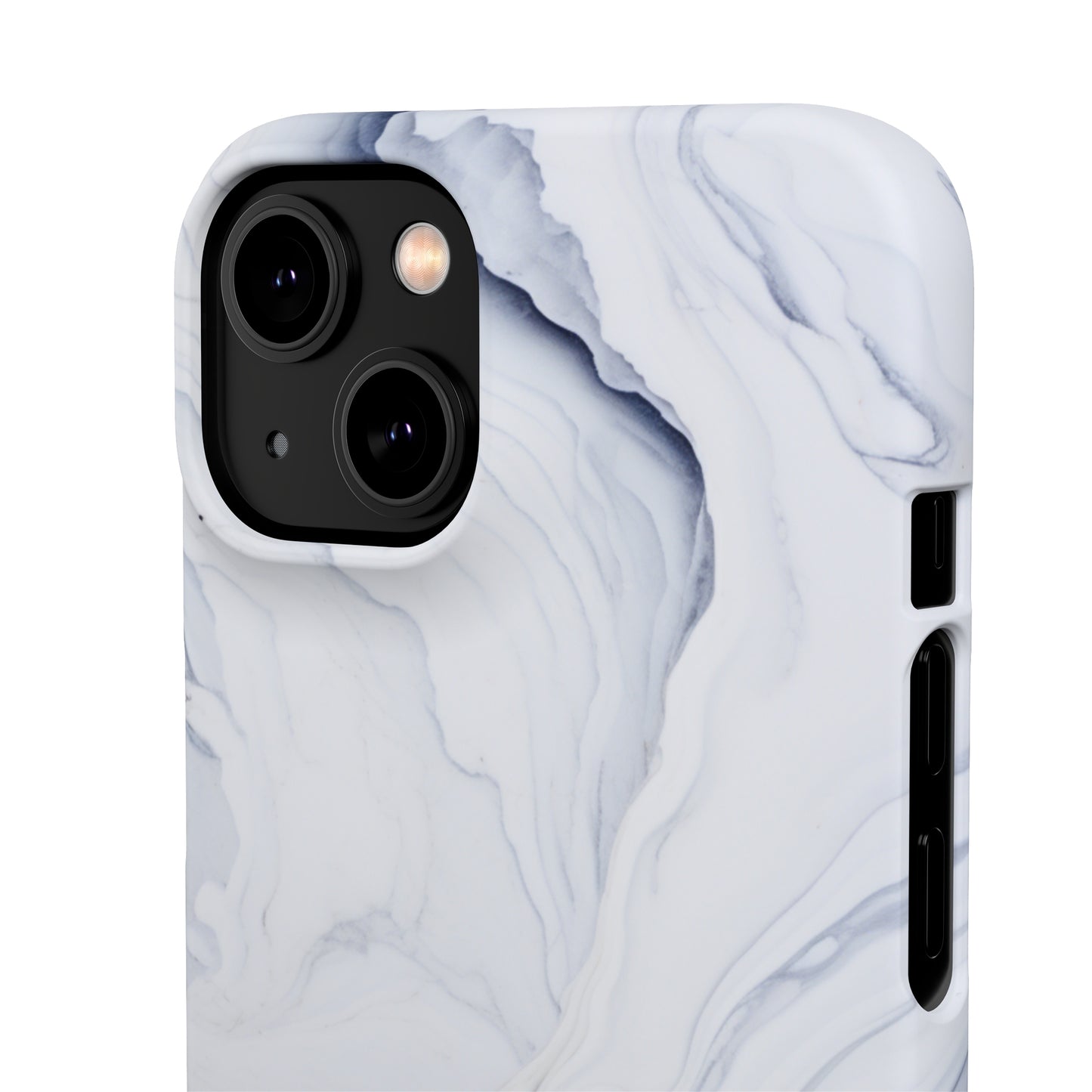 White Marble Snap Case