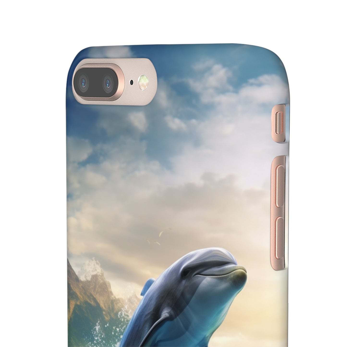 Jumping Dolphin Snap Case