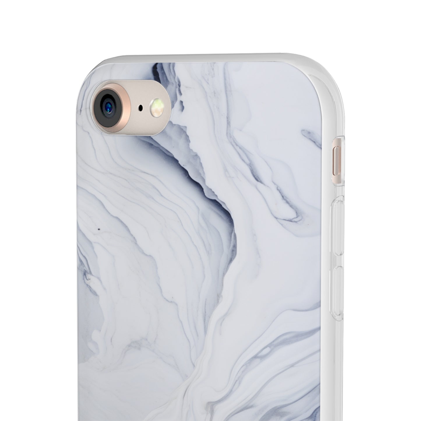 White Marble Flex Case