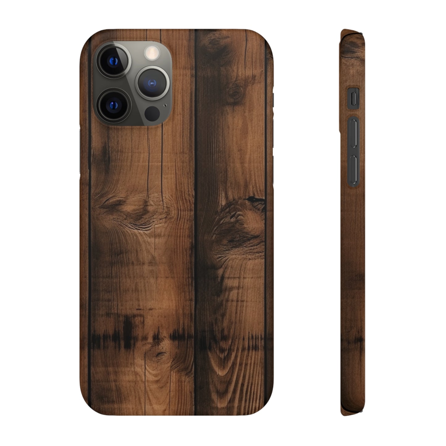 Rustic Wood Snap Case