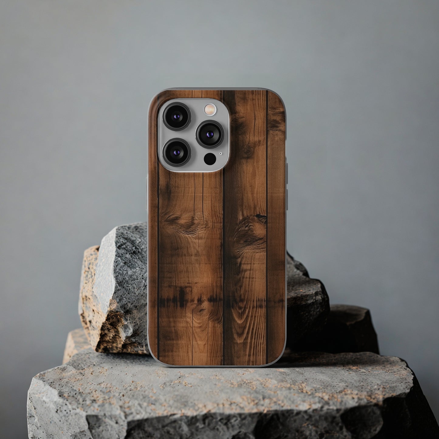 Rustic Wood Flex Case