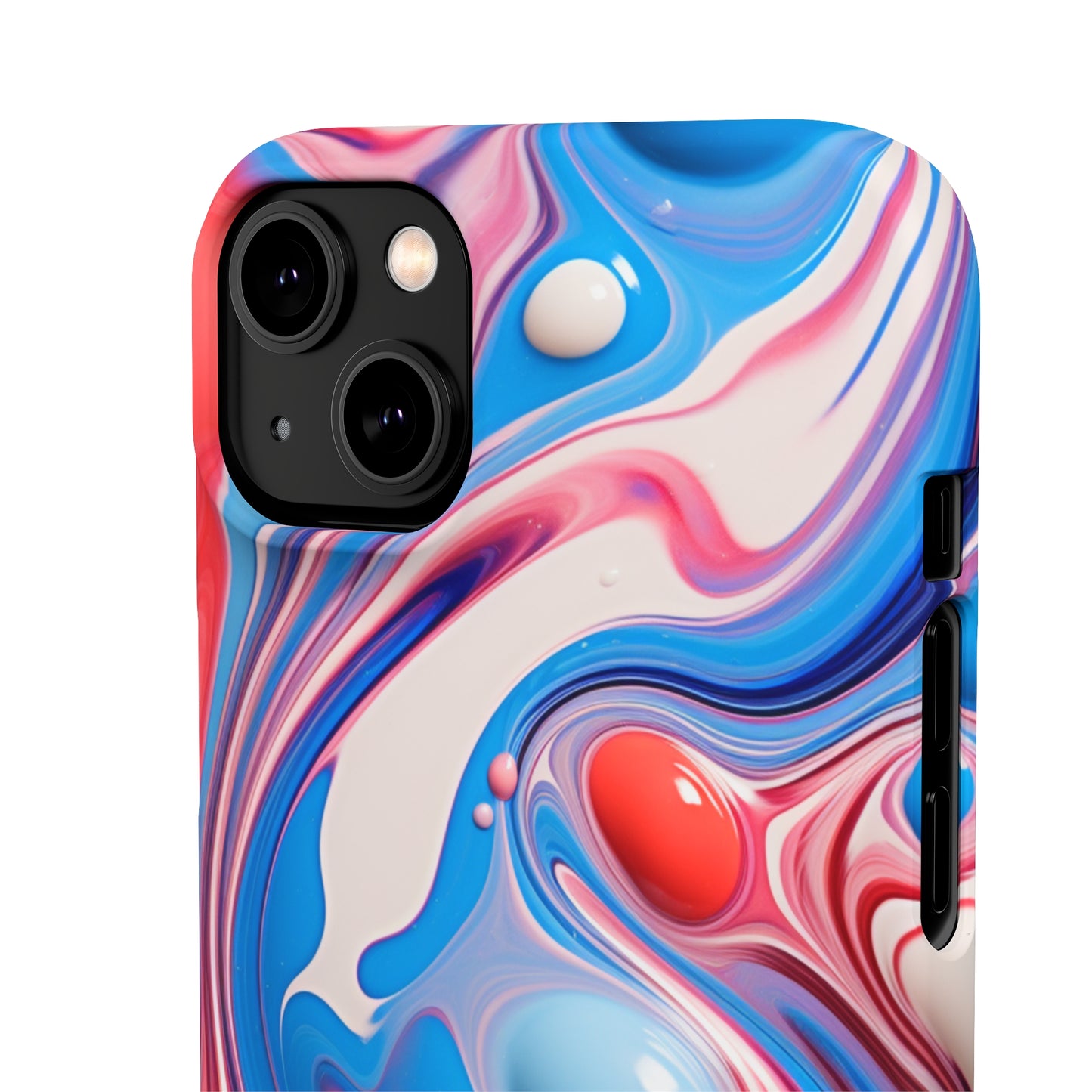 Colorful Marble Snap Case