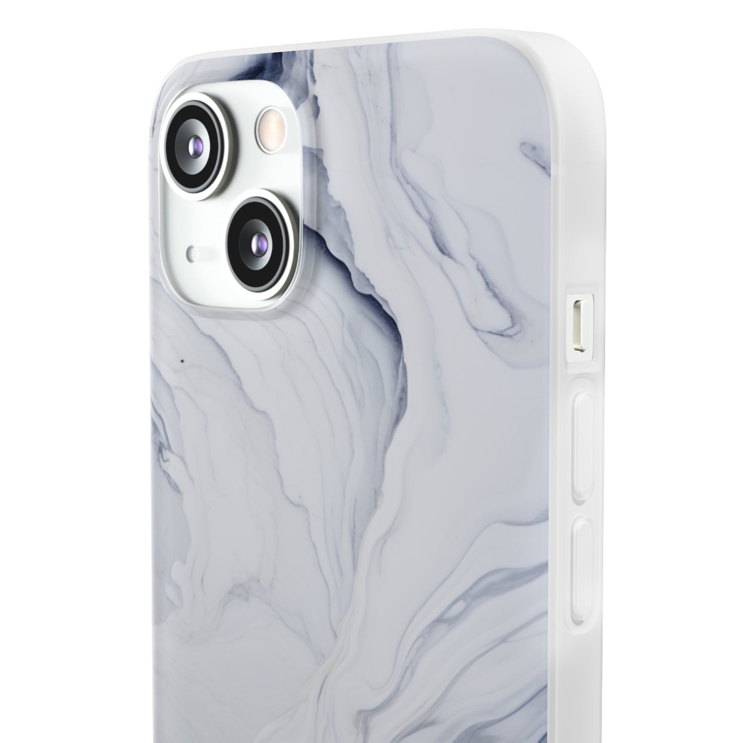 White Marble Flex Case