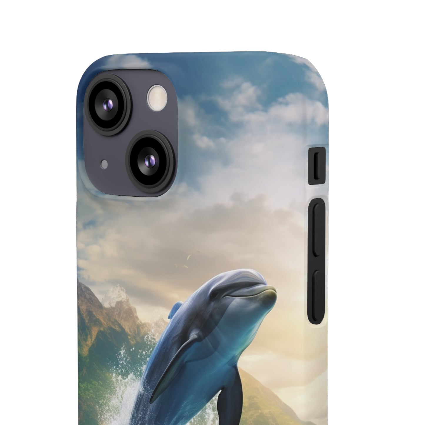 Jumping Dolphin Snap Case