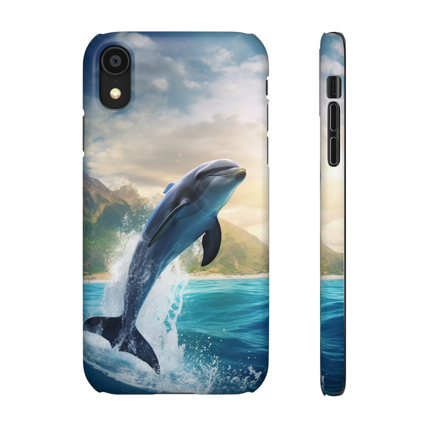 Jumping Dolphin Snap Case