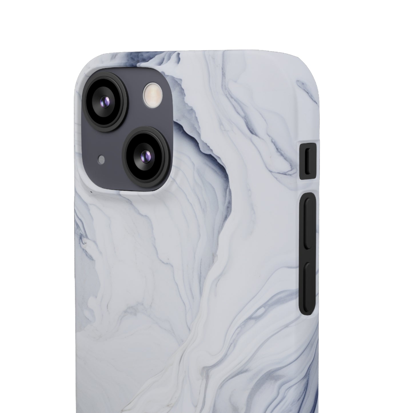 White Marble Snap Case