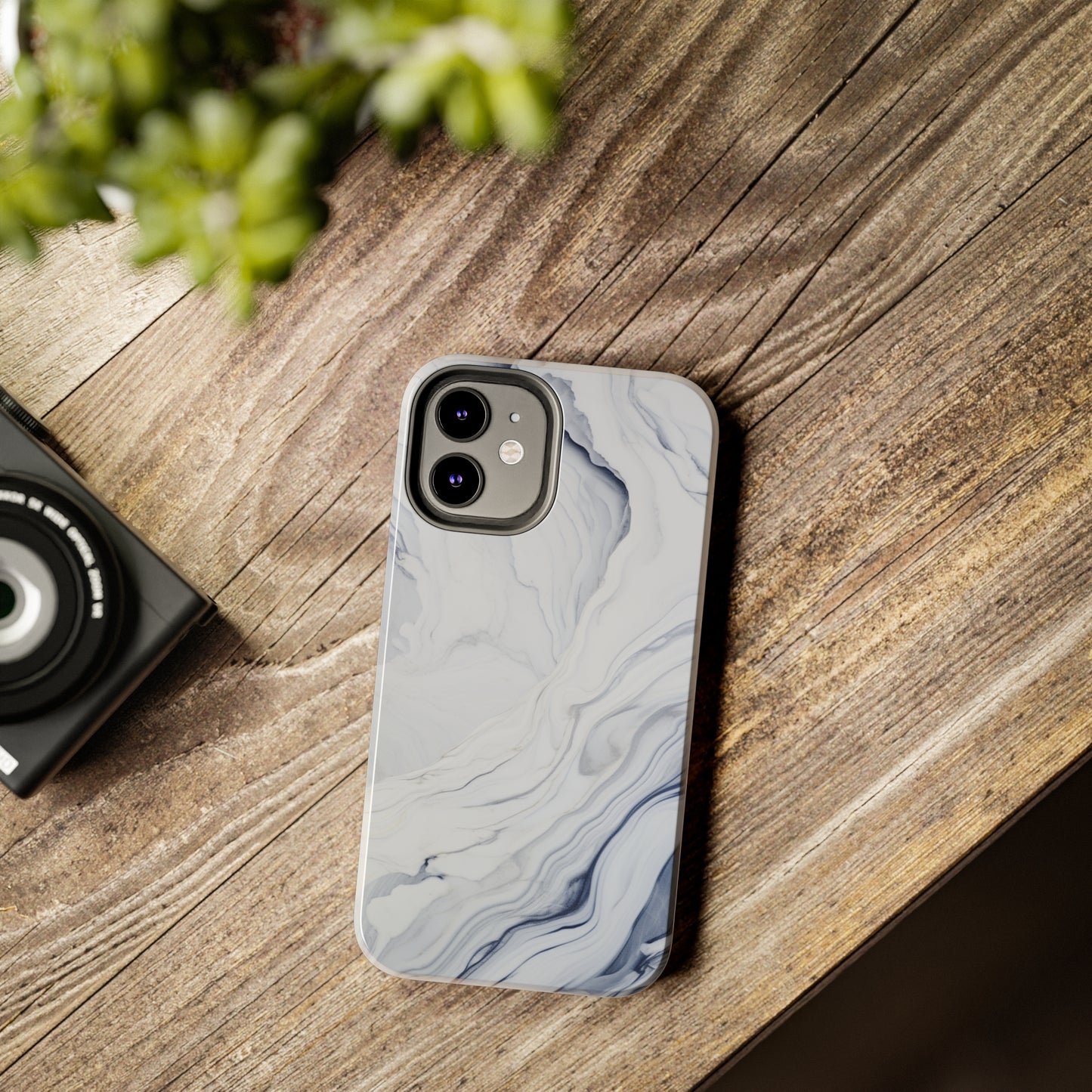 White Marble Tough Case