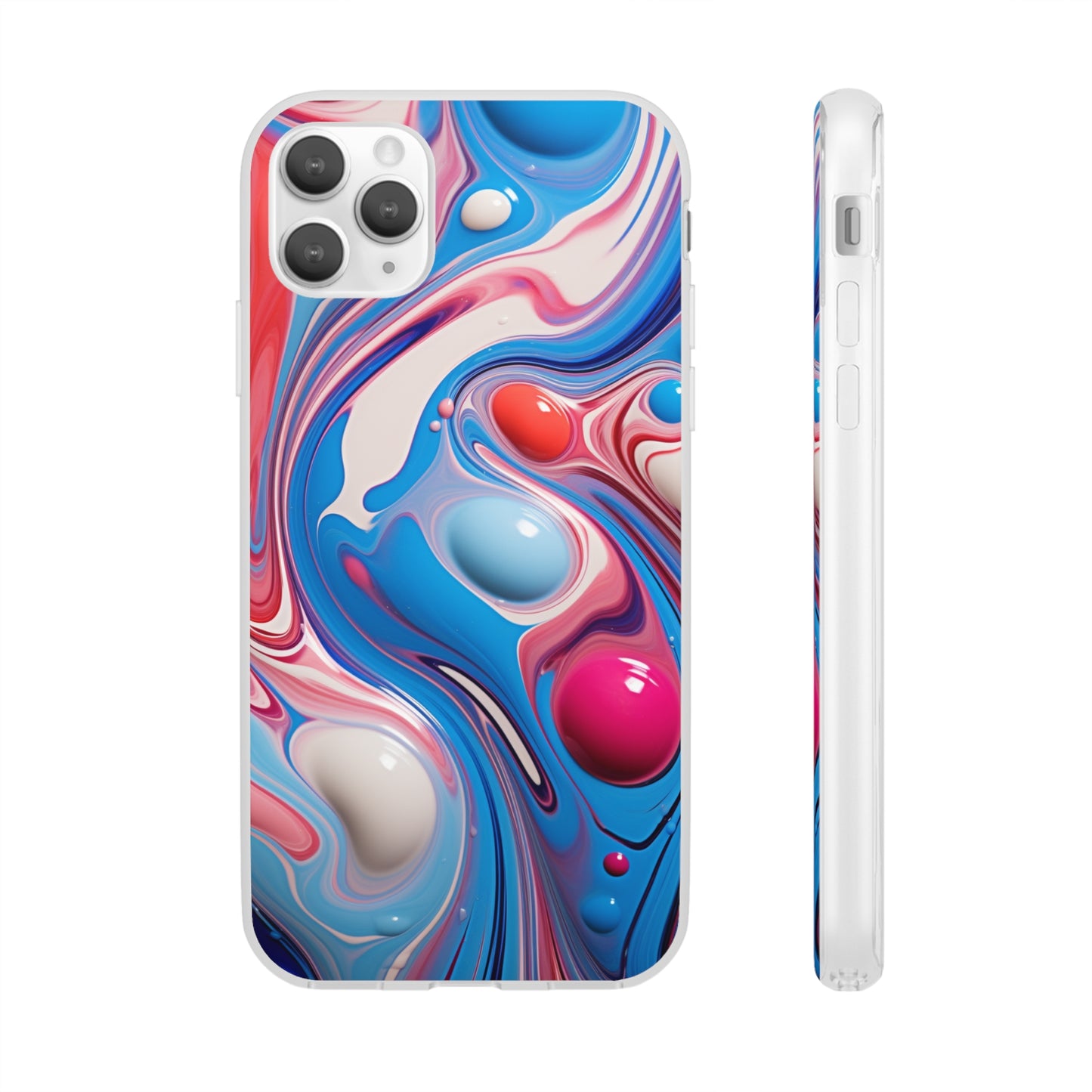 Colorful Marble Flex Case