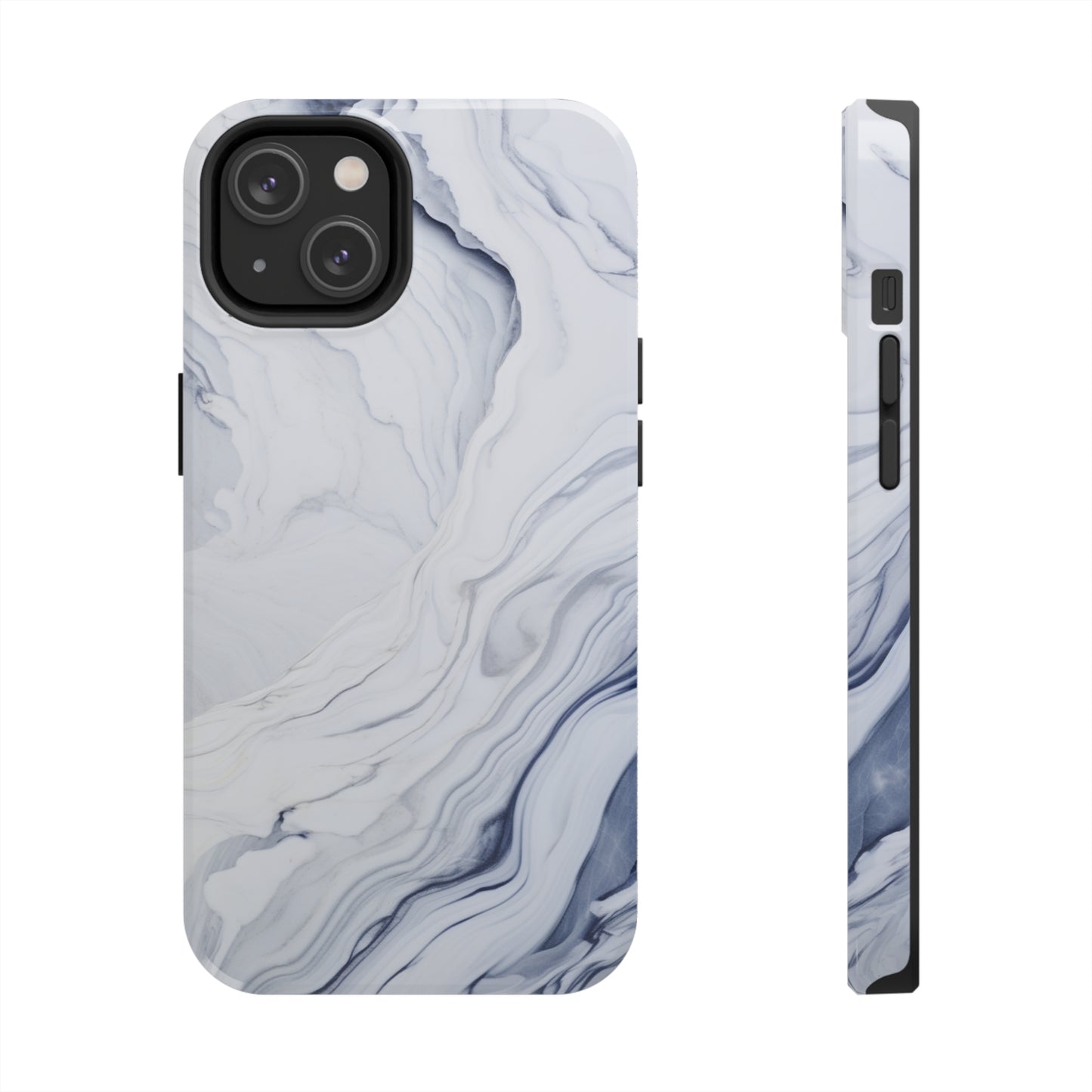 White Marble Tough Case