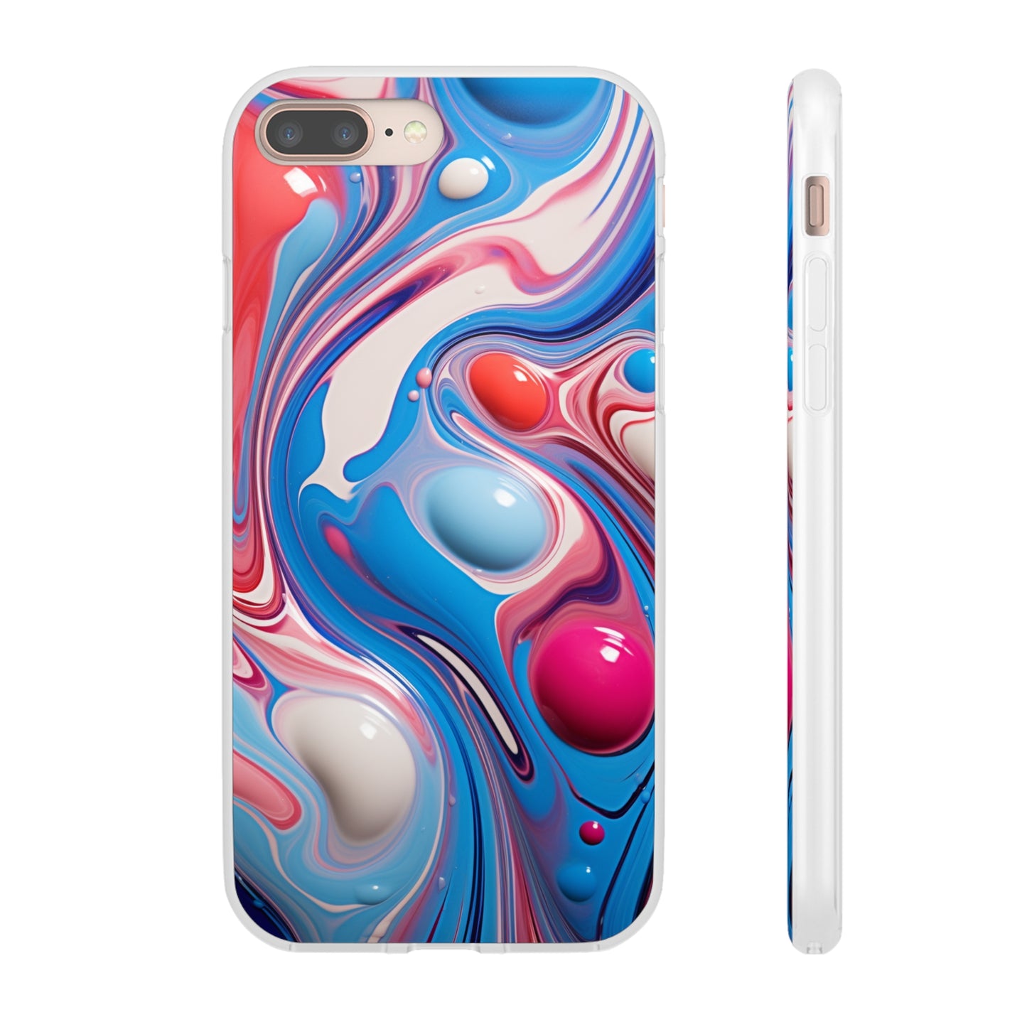 Colorful Marble Flex Case