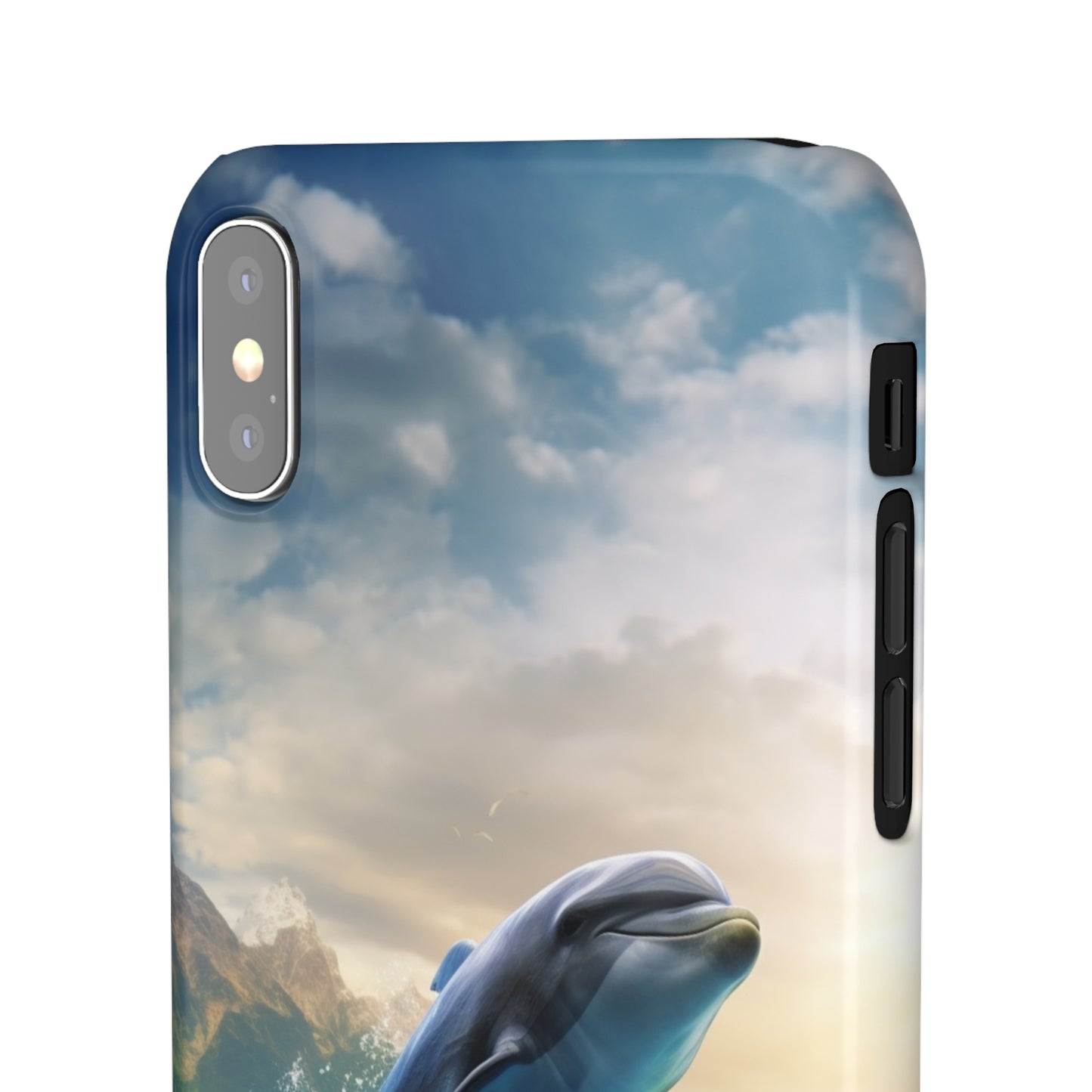 Jumping Dolphin Snap Case