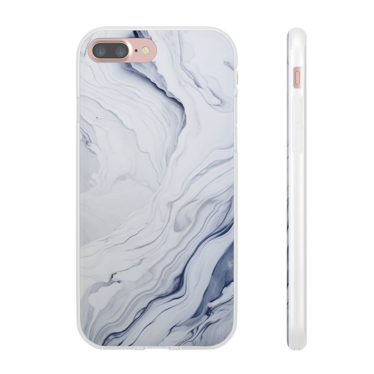 White Marble Flex Case