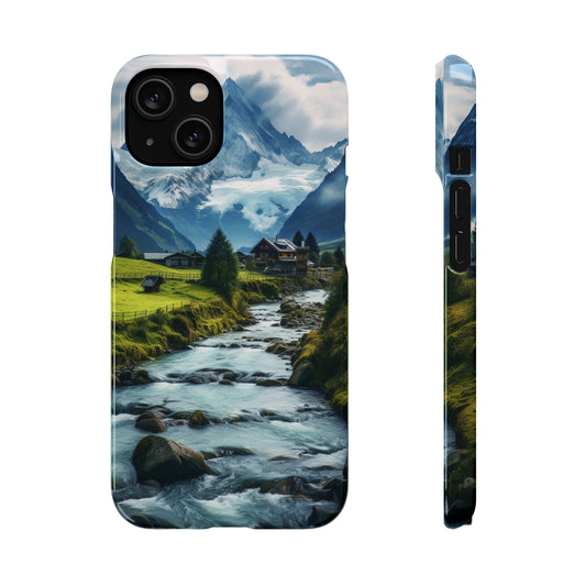 Swiss Alps Snap Case