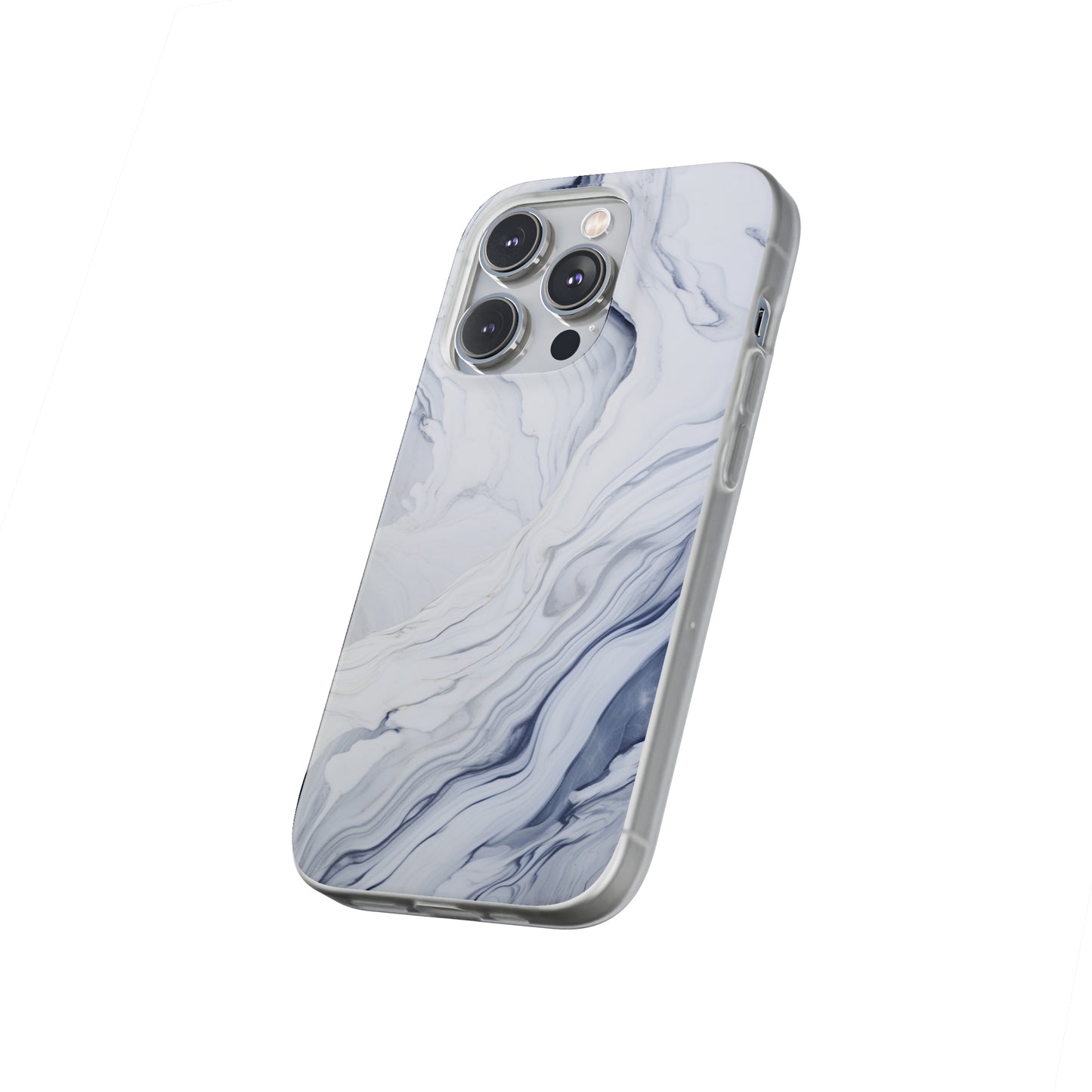 White Marble Flex Case