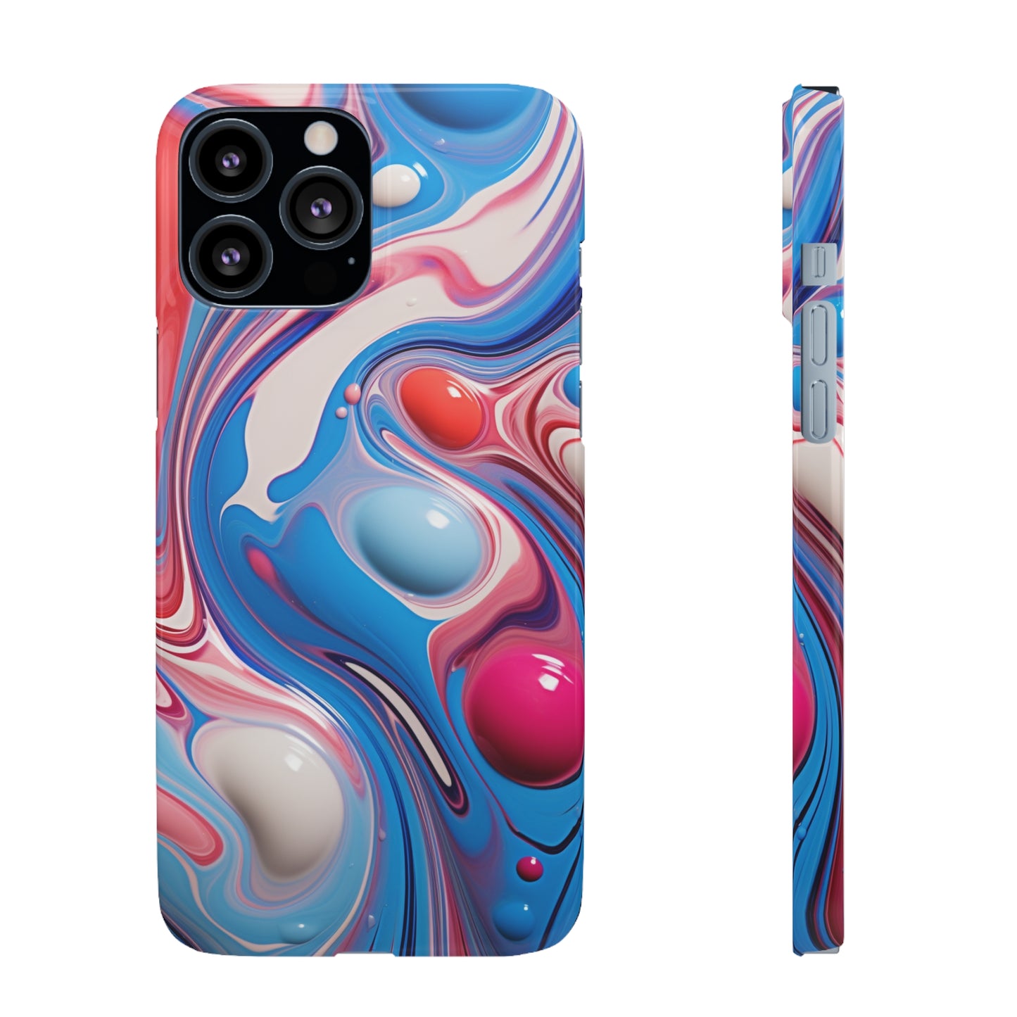 Colorful Marble Snap Case