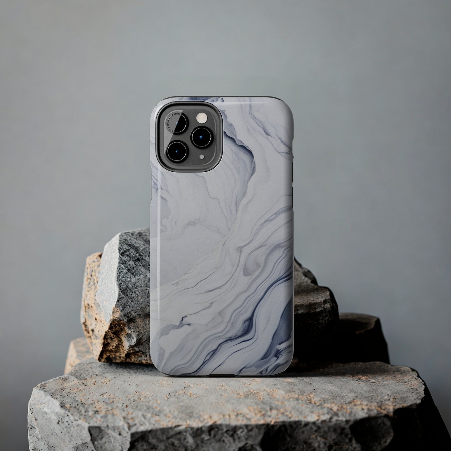 White Marble Tough Case