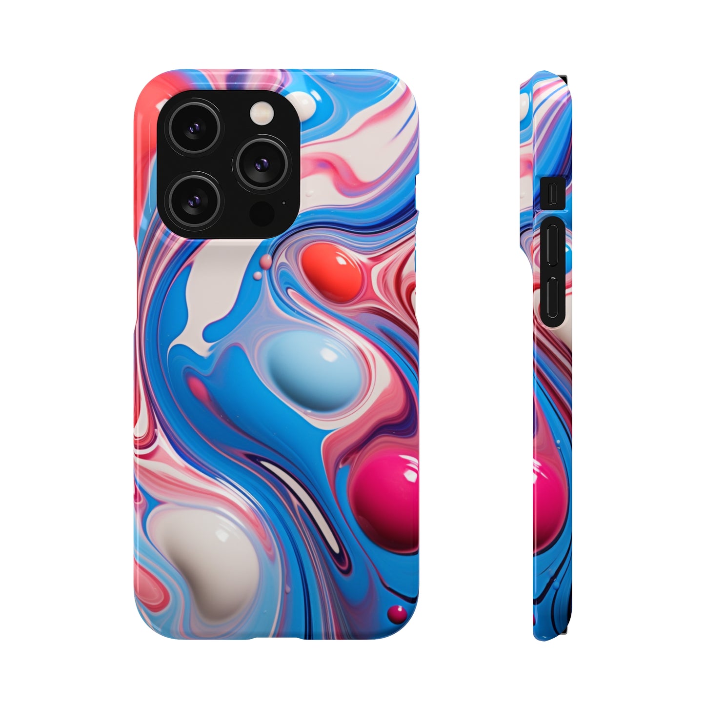 Colorful Marble Snap Case