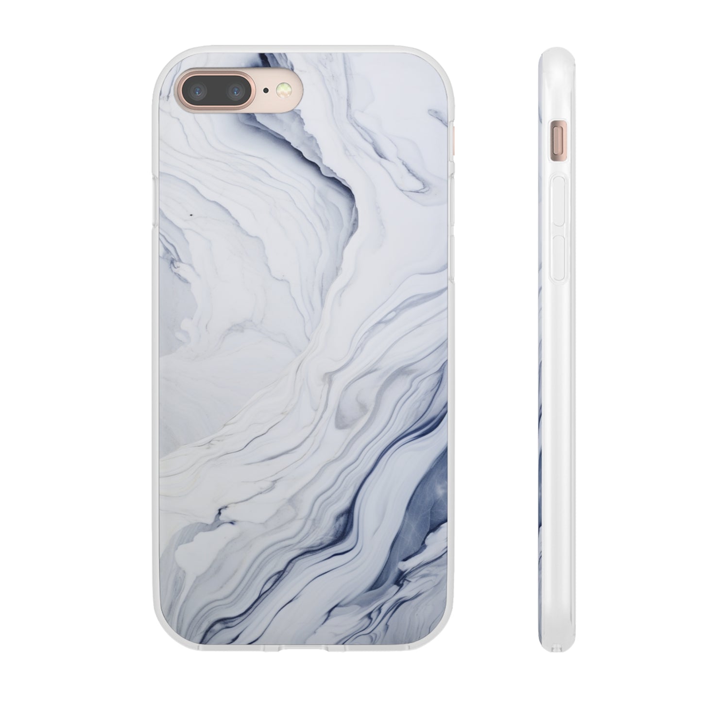 White Marble Flex Case