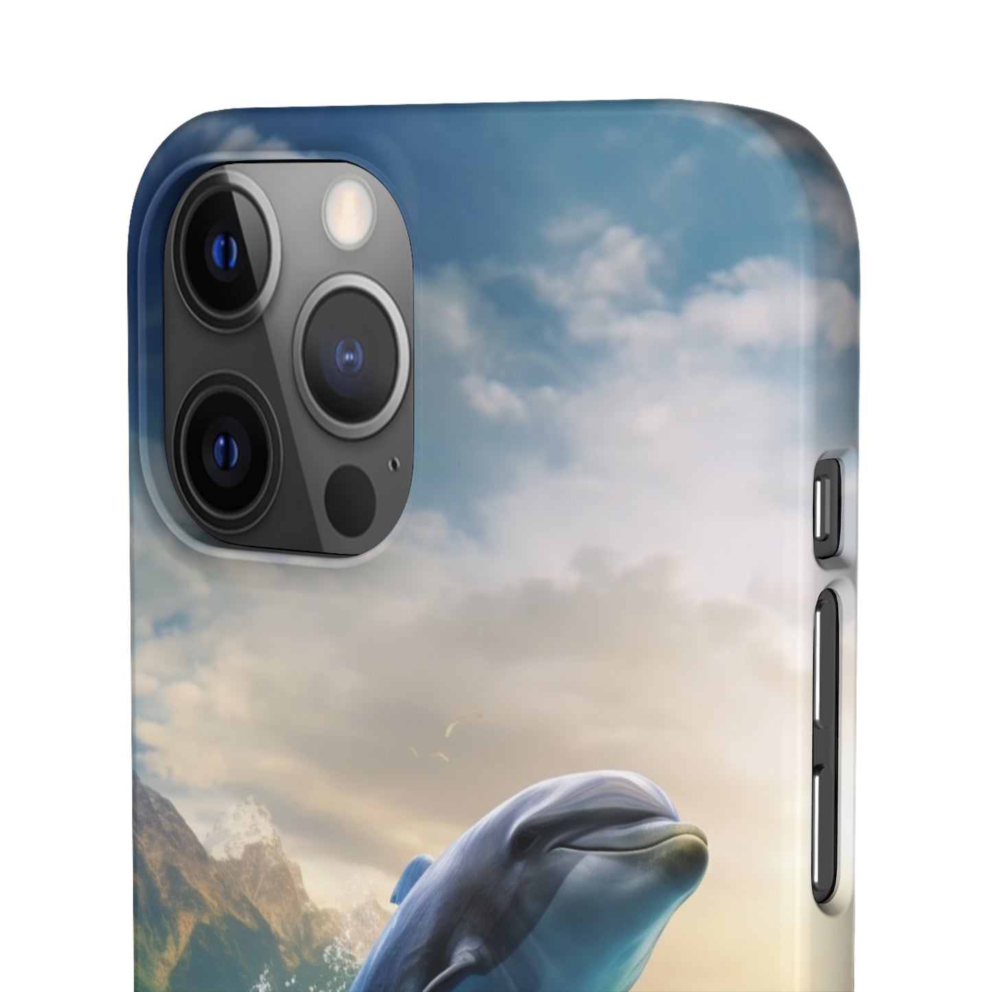 Jumping Dolphin Snap Case