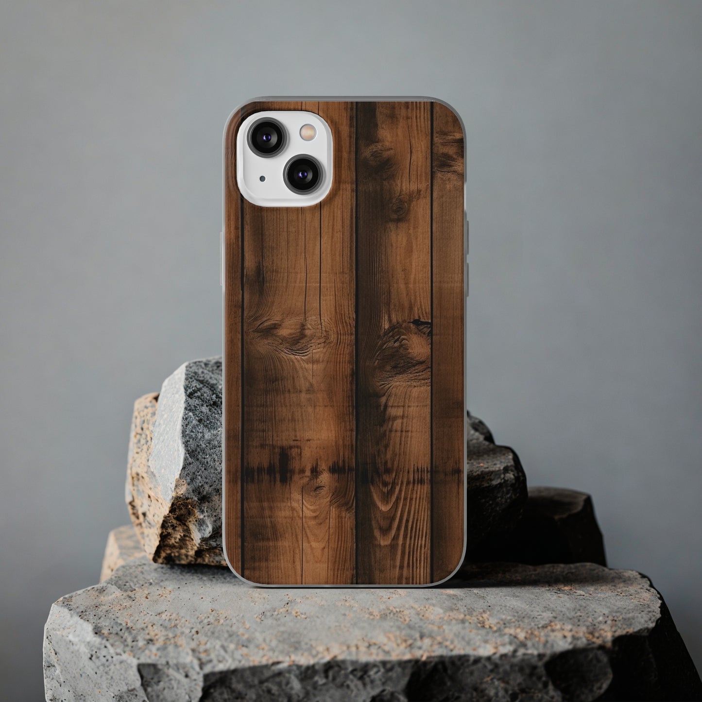 Rustic Wood Flex Case