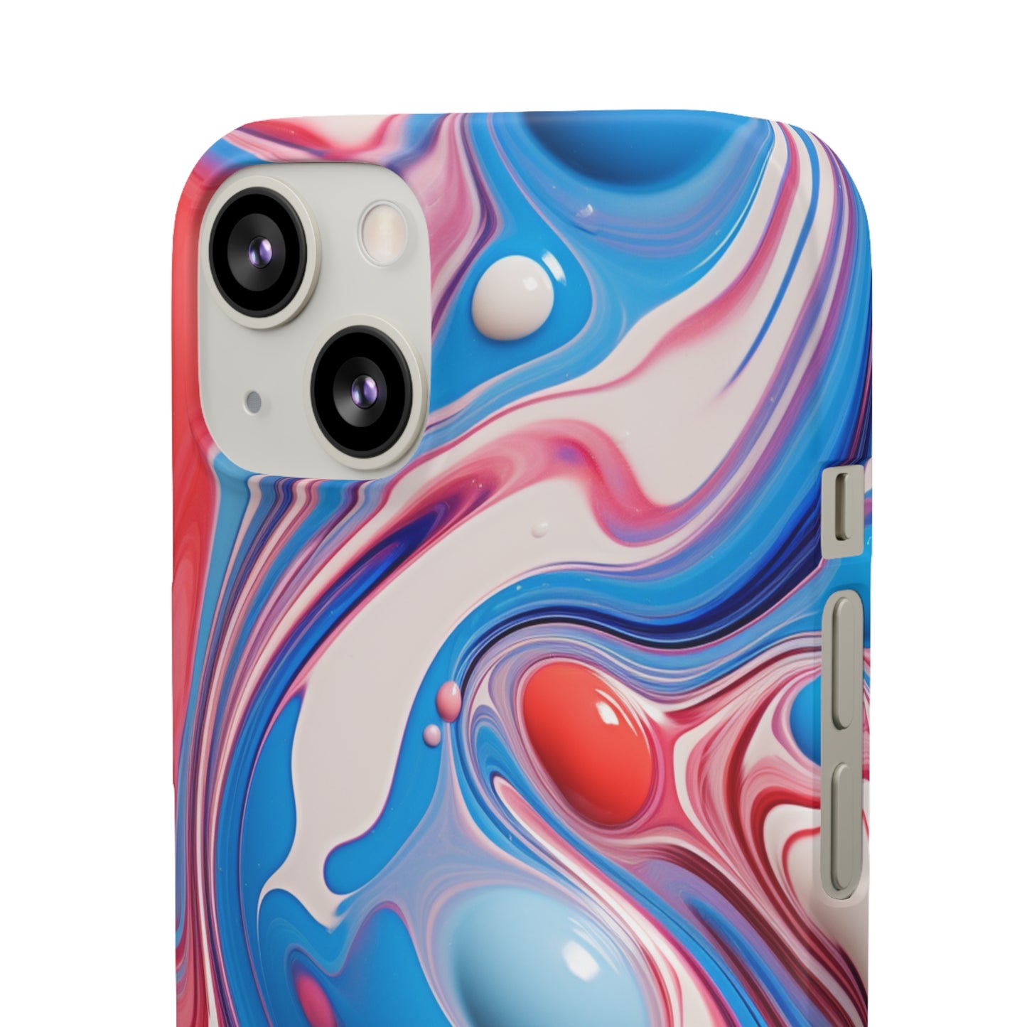 Colorful Marble Snap Case