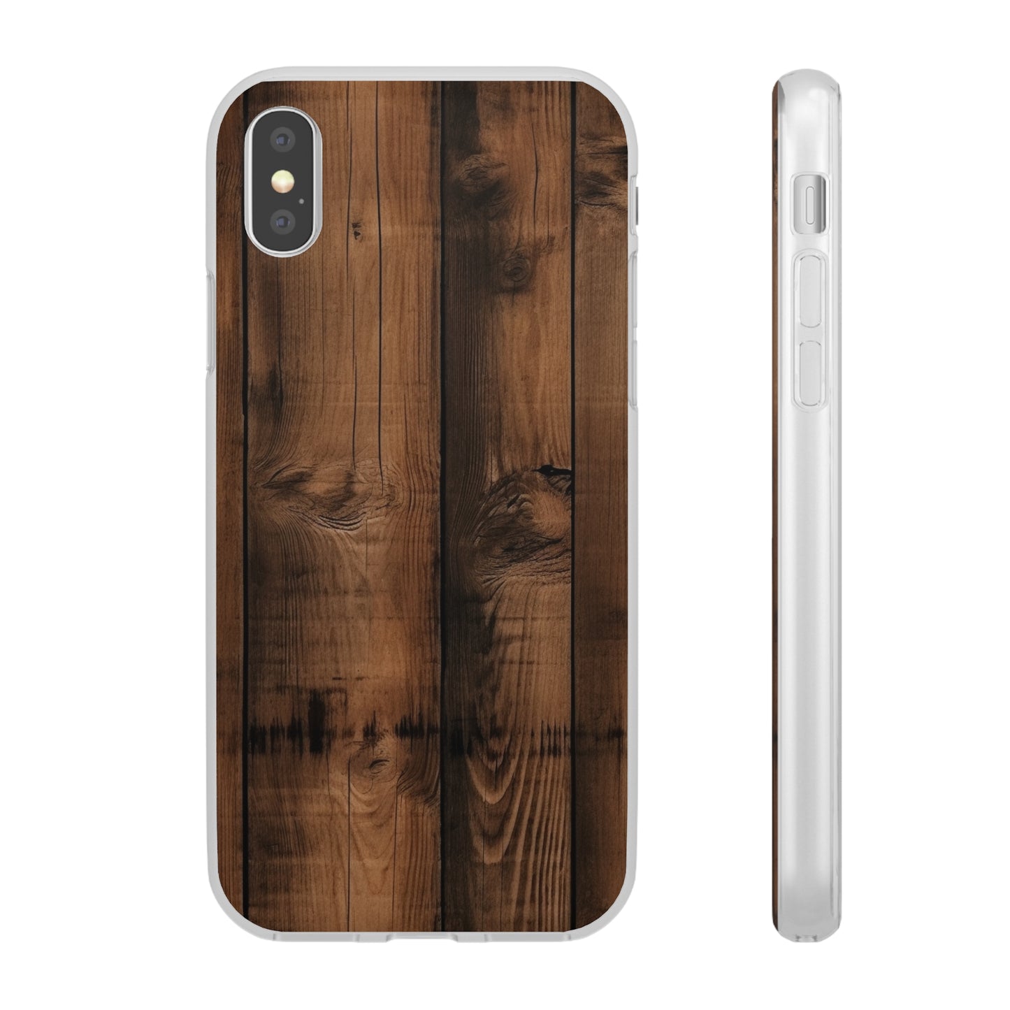 Rustic Wood Flex Case