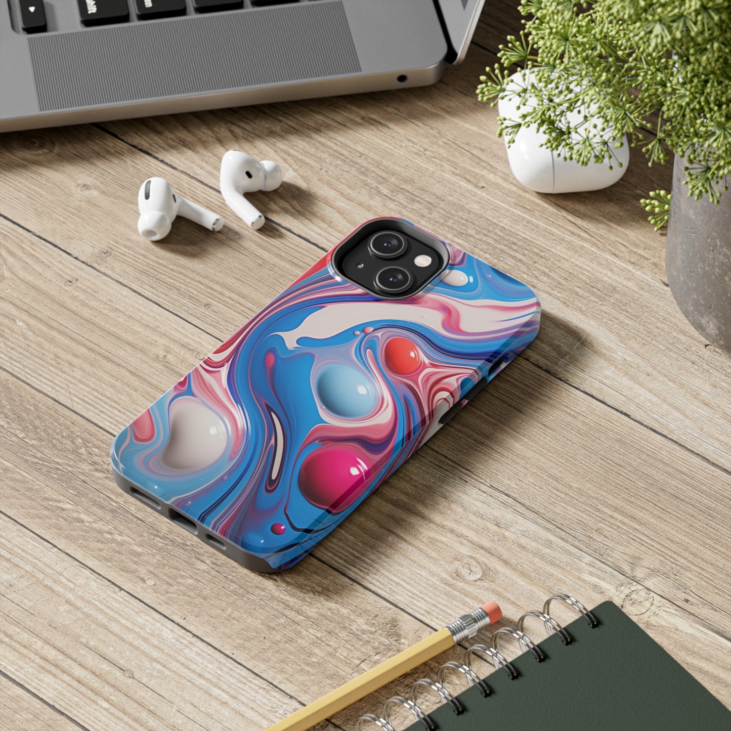 Colorful Marble Tough Case