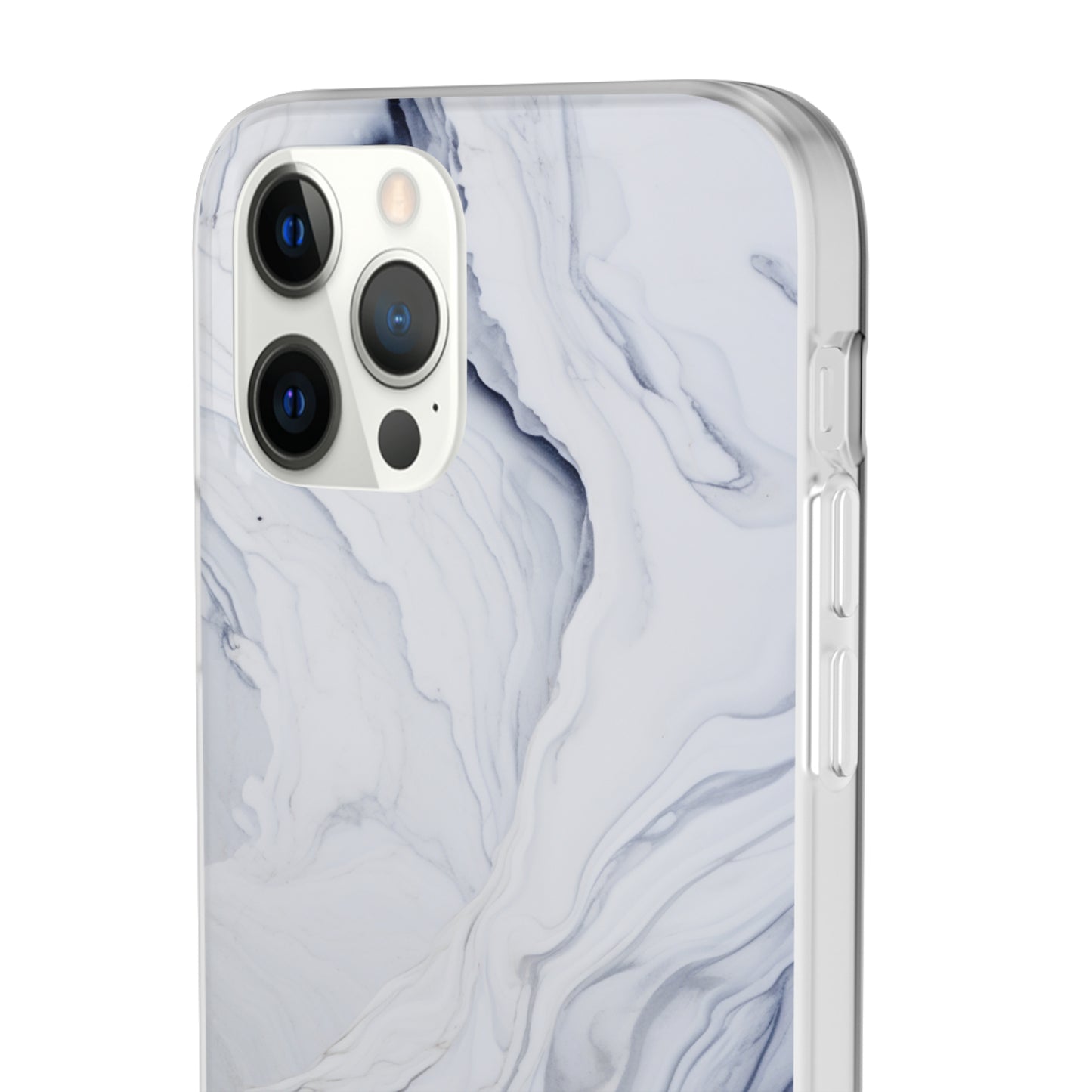 White Marble Flex Case