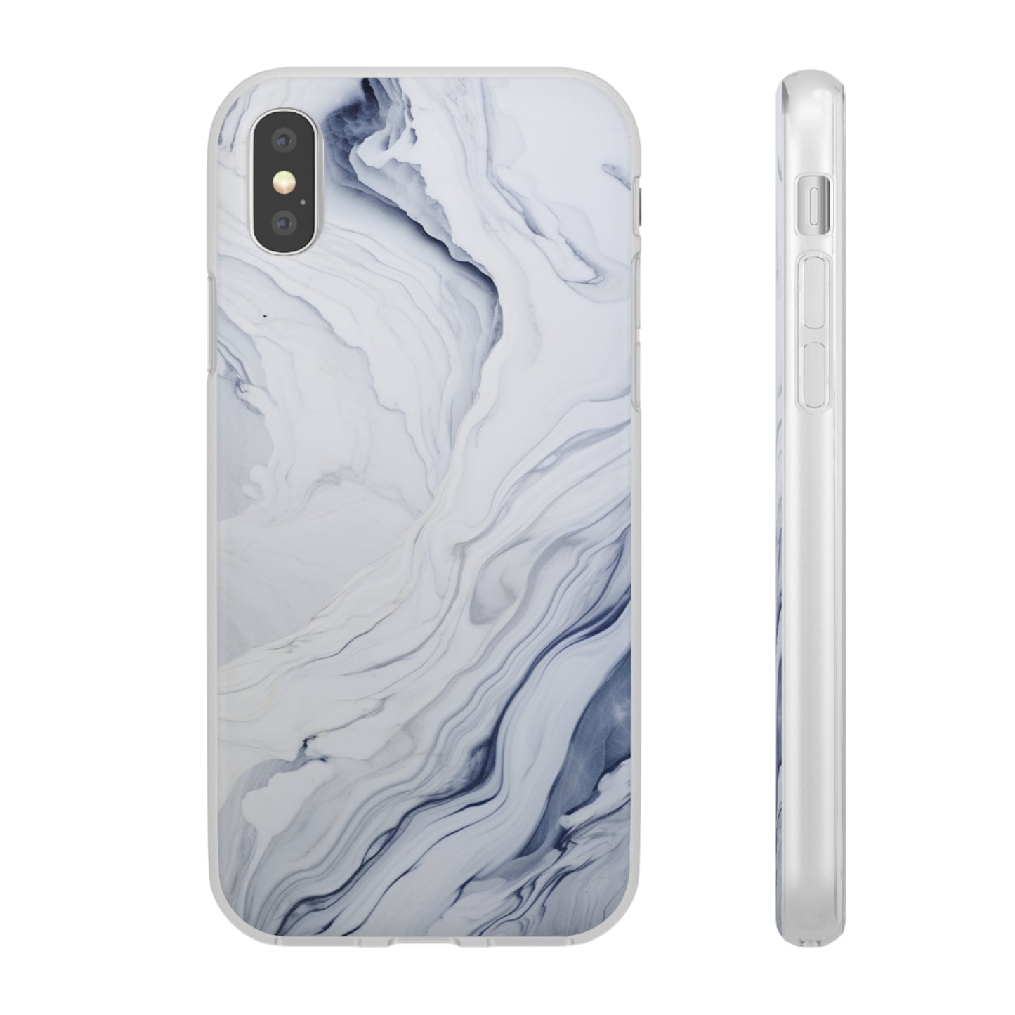 White Marble Flex Case