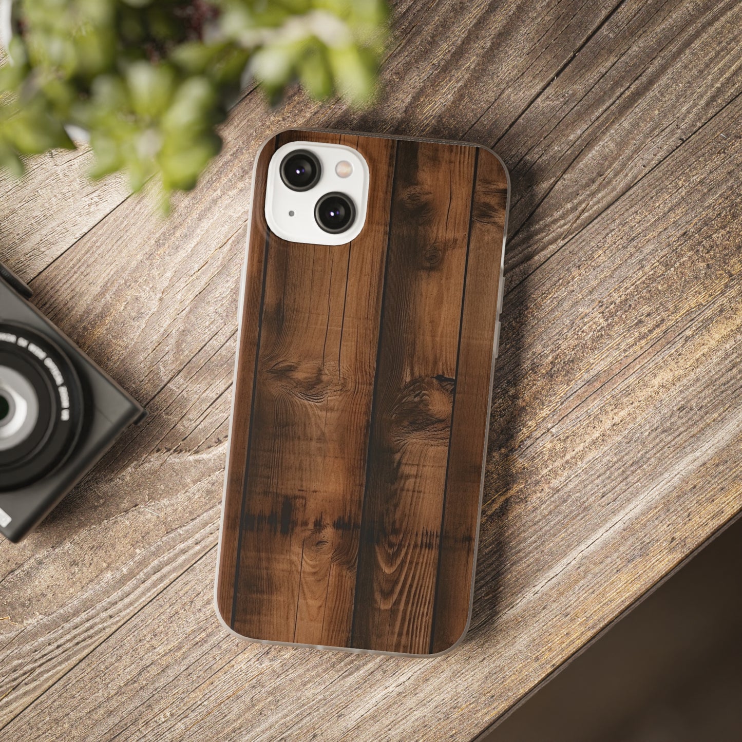 Rustic Wood Flex Case