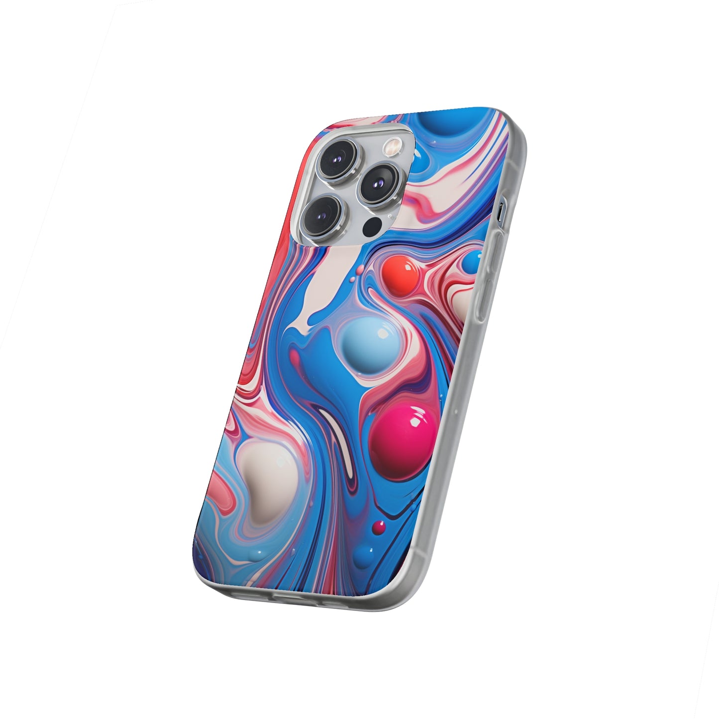 Colorful Marble Flex Case