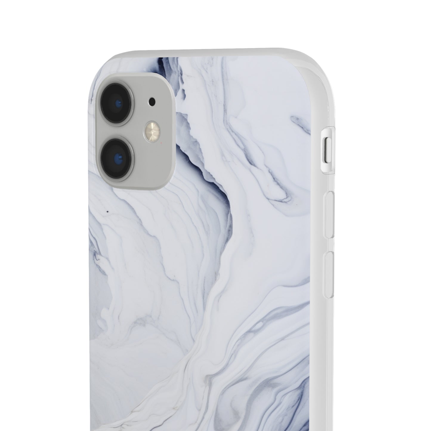 White Marble Flex Case