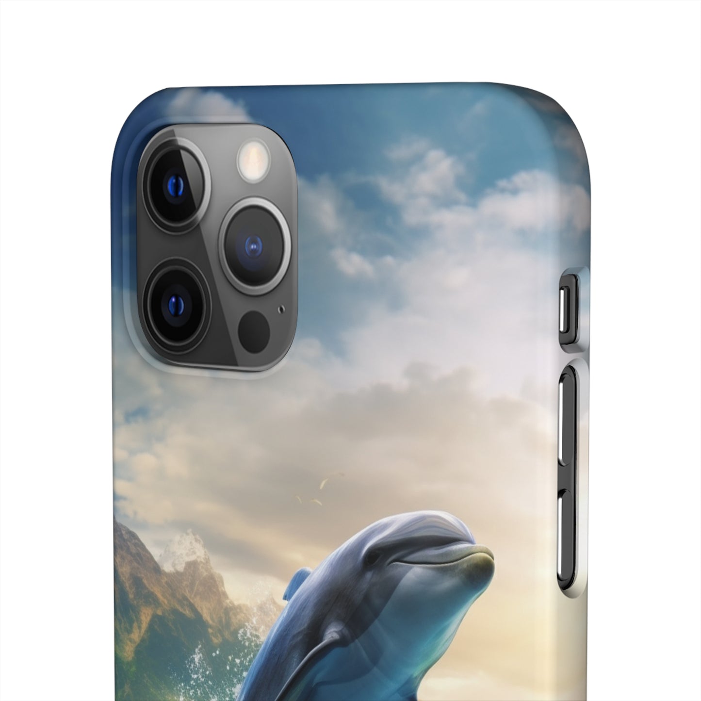 Jumping Dolphin Snap Case