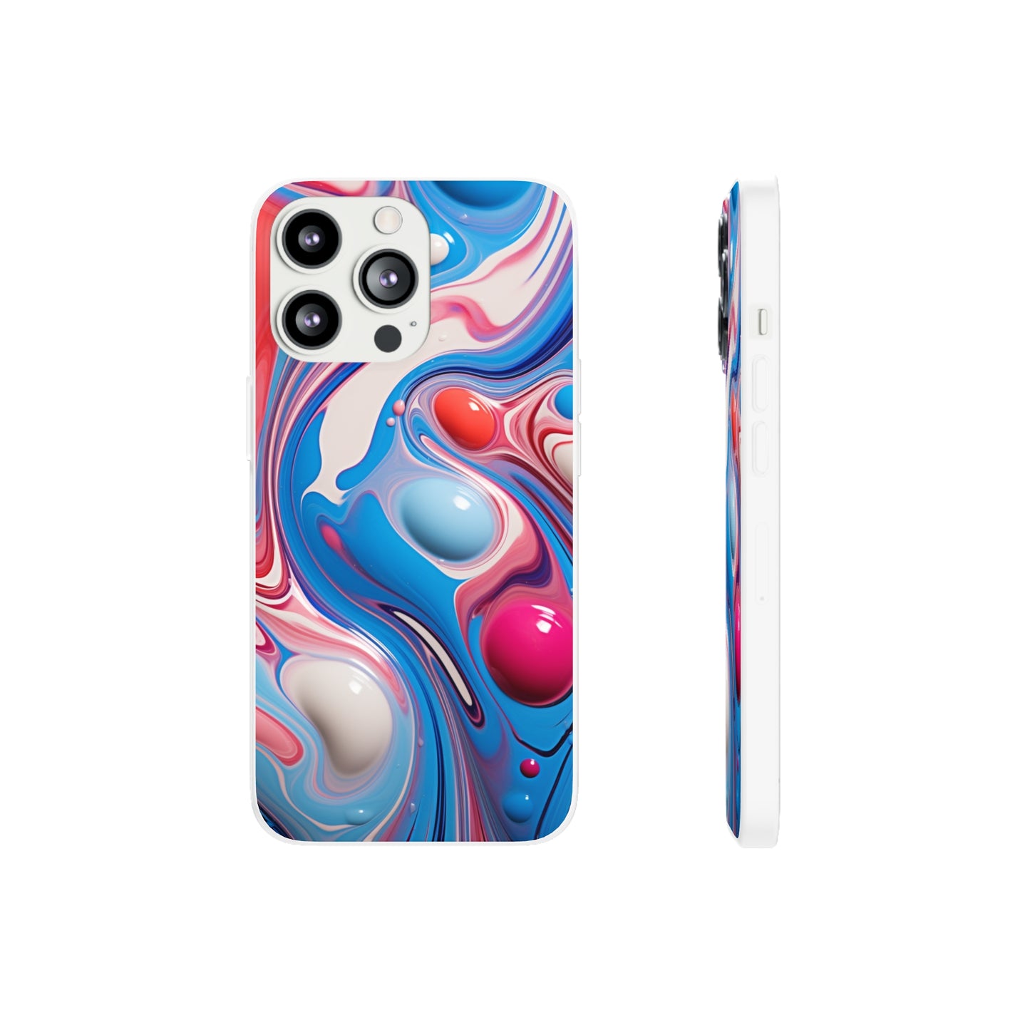 Colorful Marble Flex Case