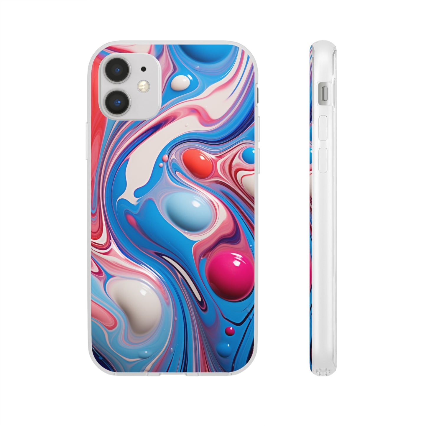 Colorful Marble Flex Case