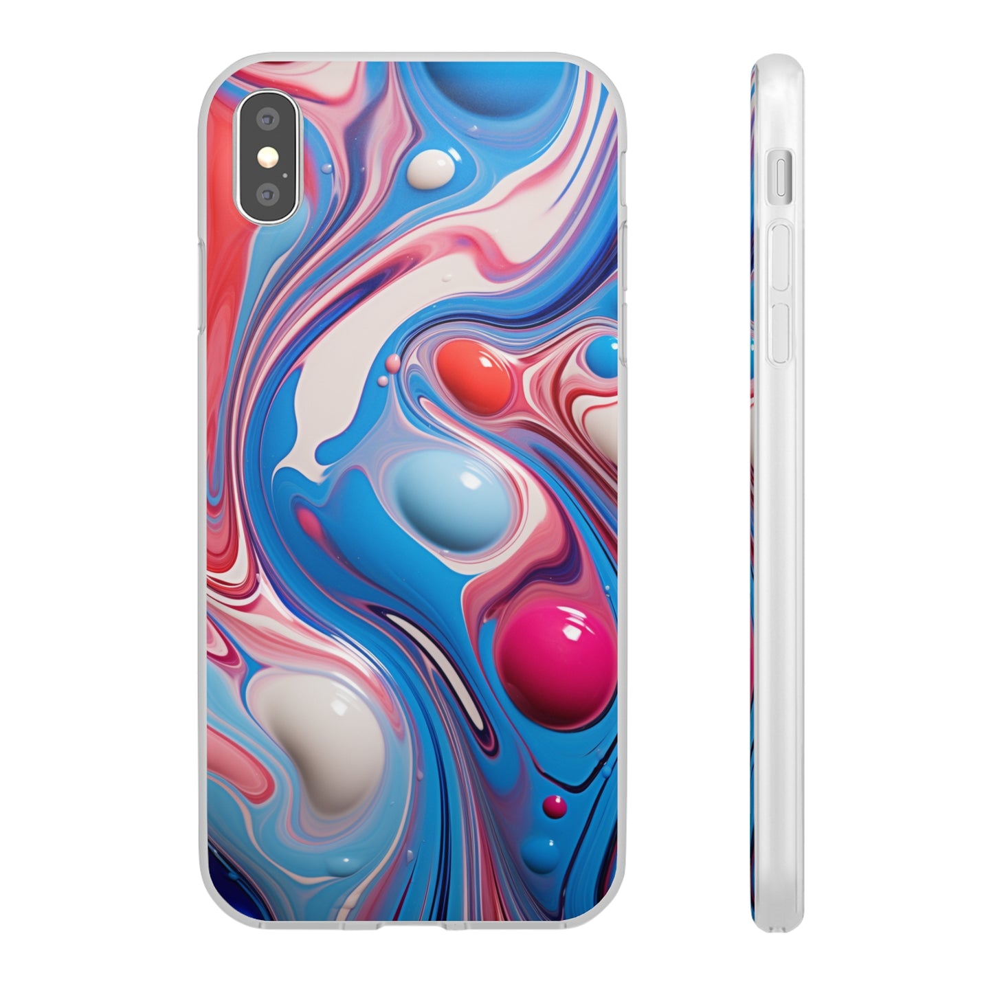 Colorful Marble Flex Case