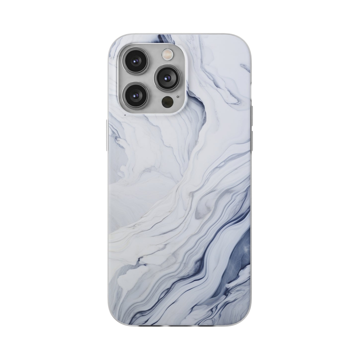 White Marble Flex Case