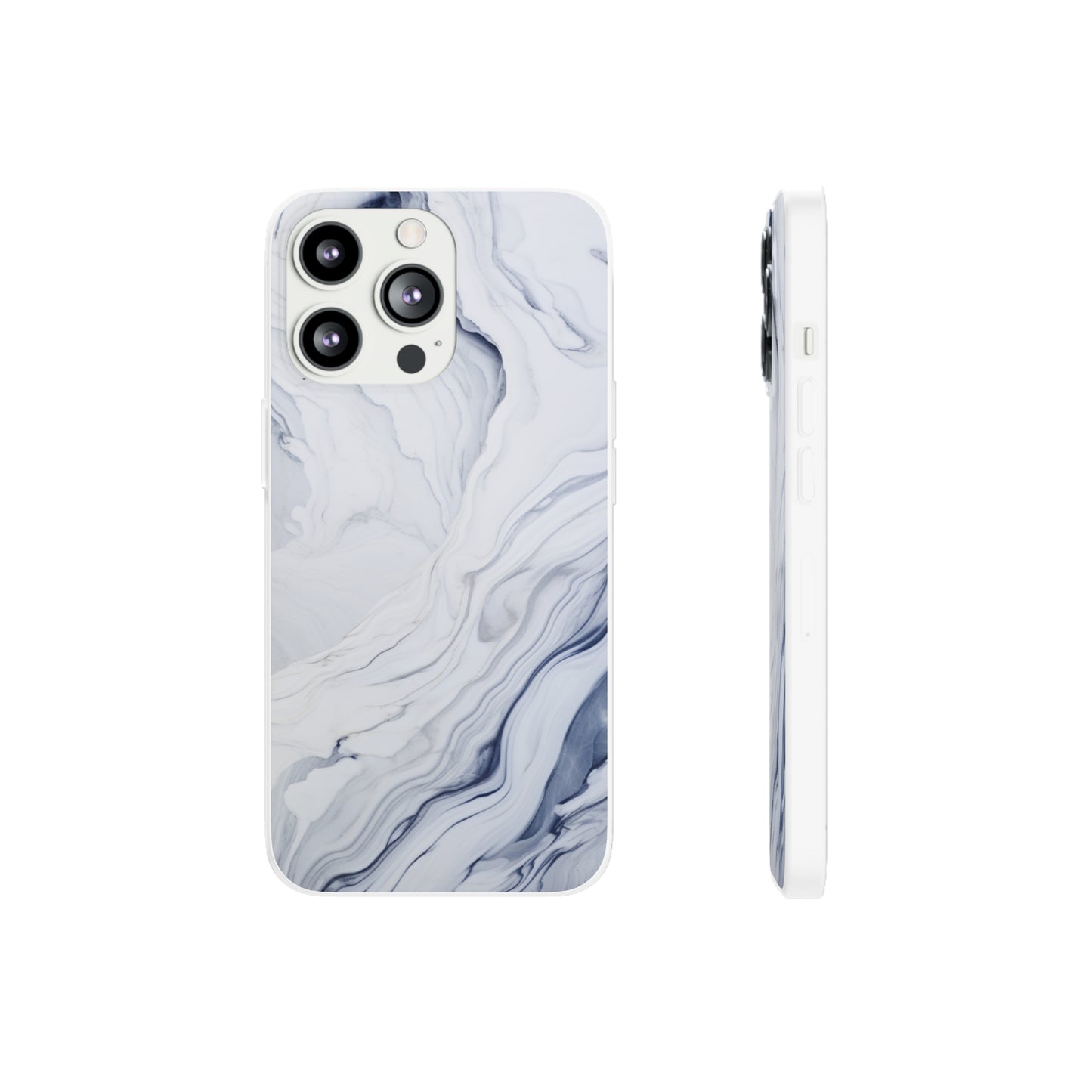 White Marble Flex Case