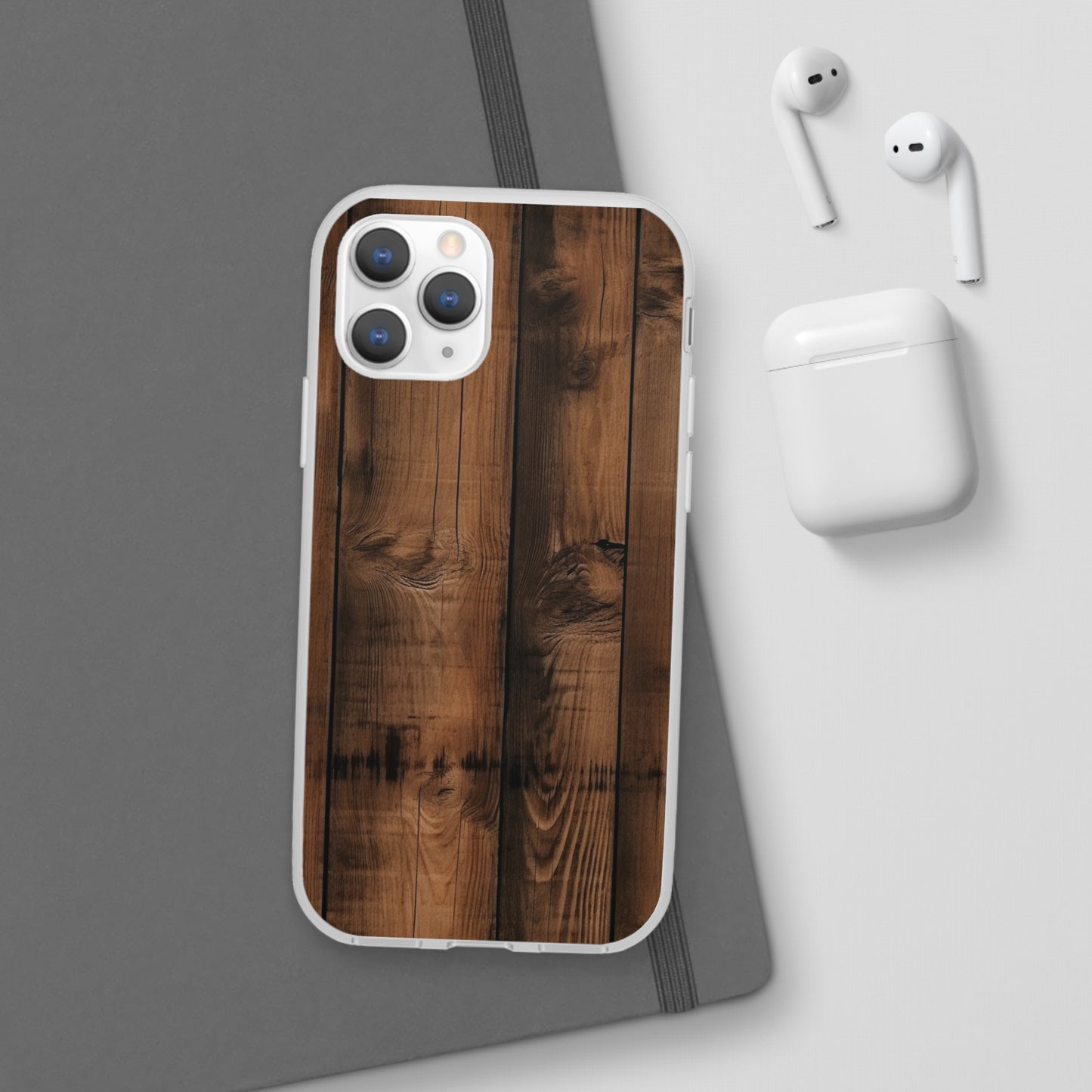 Rustic Wood Flex Case