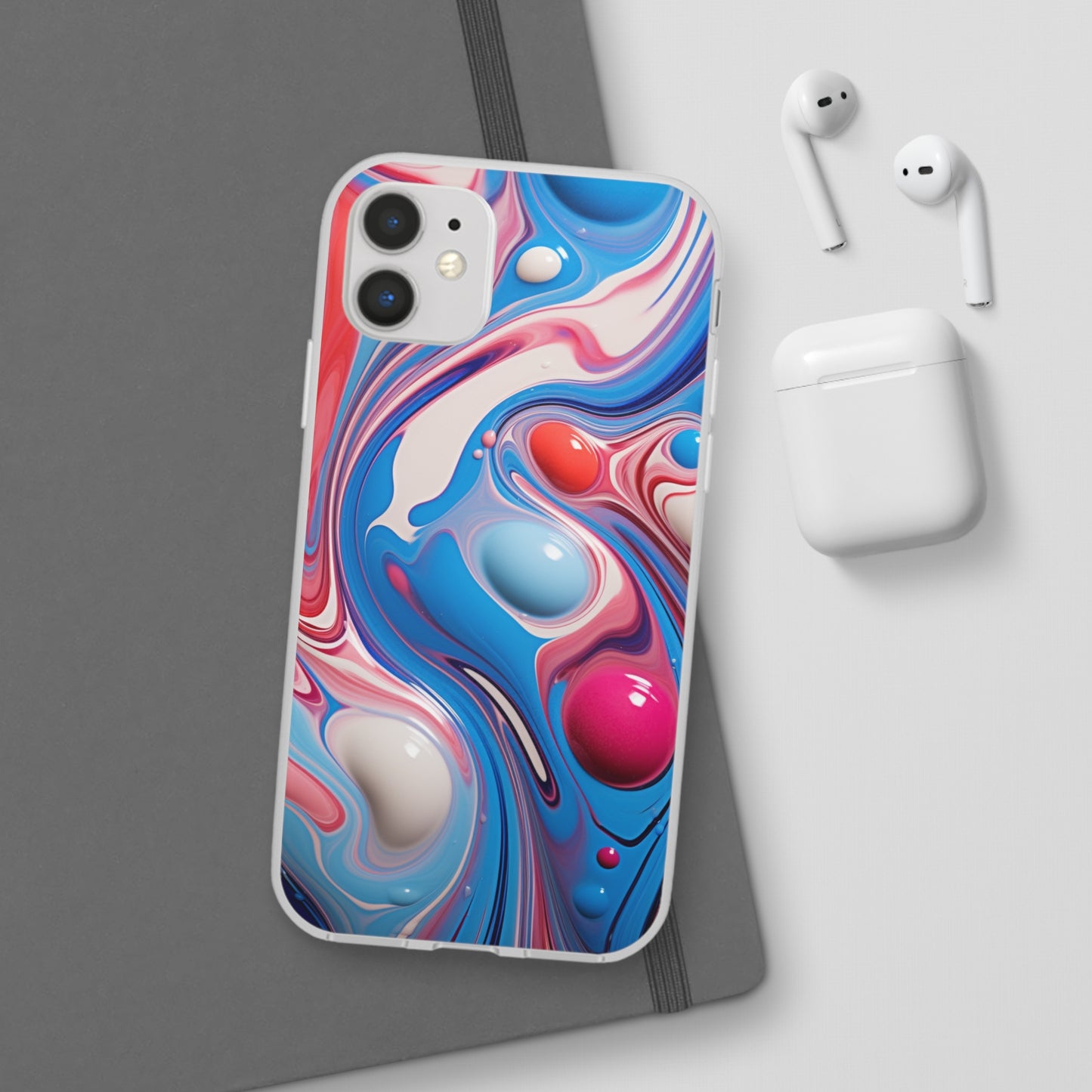 Colorful Marble Flex Case