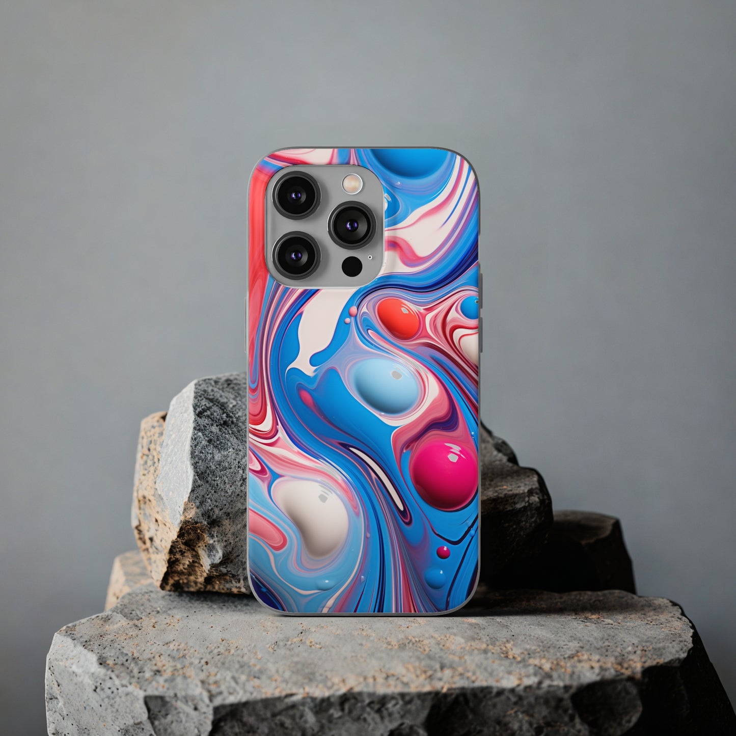 Colorful Marble Flex Case